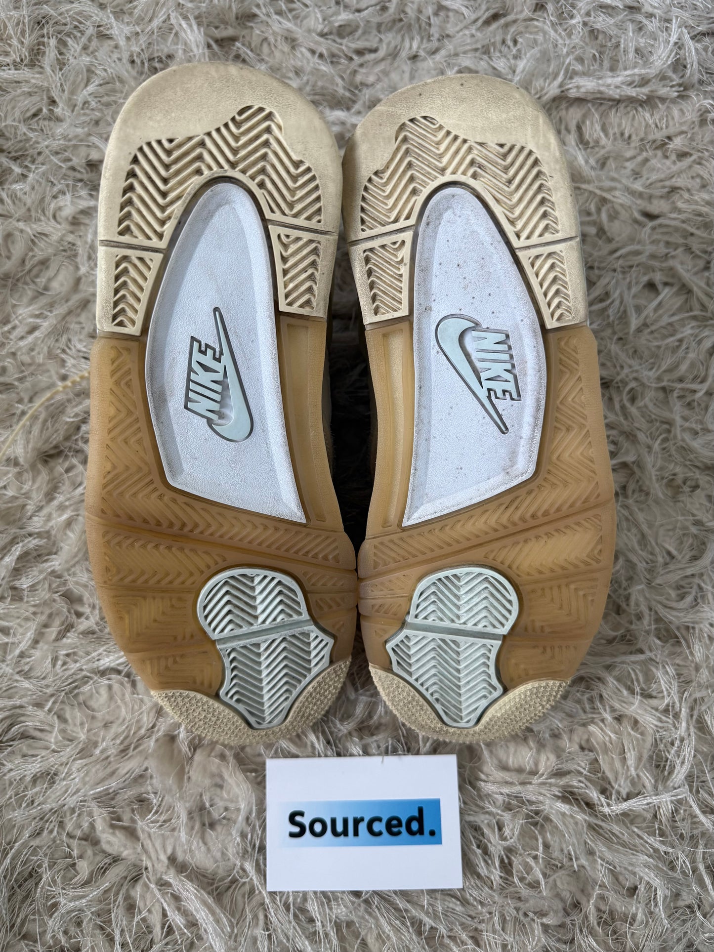 Air Jordan 4 x OFF-WHITE Sail | UK 5