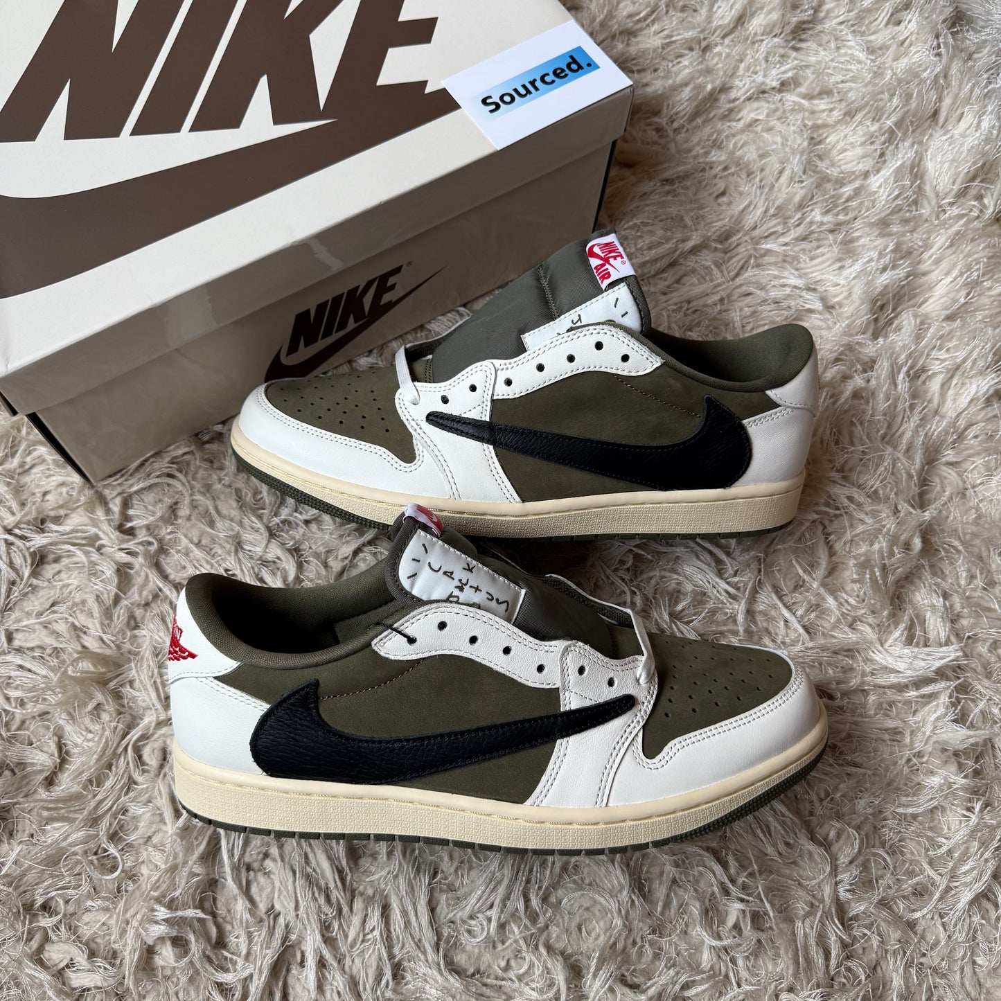 Air Jordan 1 Low Retro OG SP Travis Scott Medium Olive