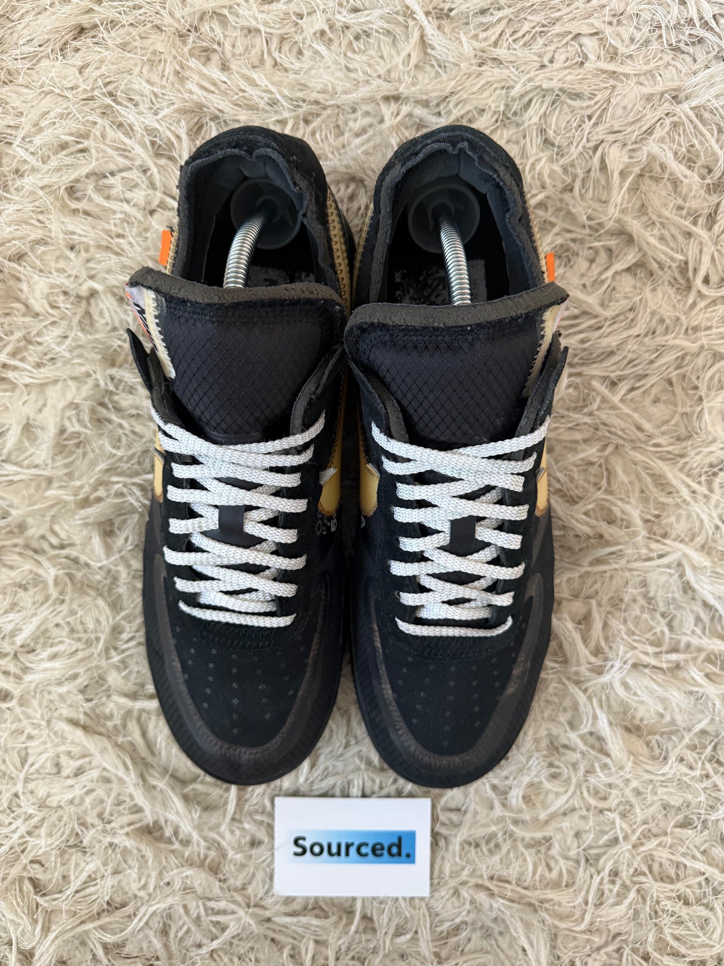 Nike x OFF-WHITE Air Force 1 Low Black | UK 9.5