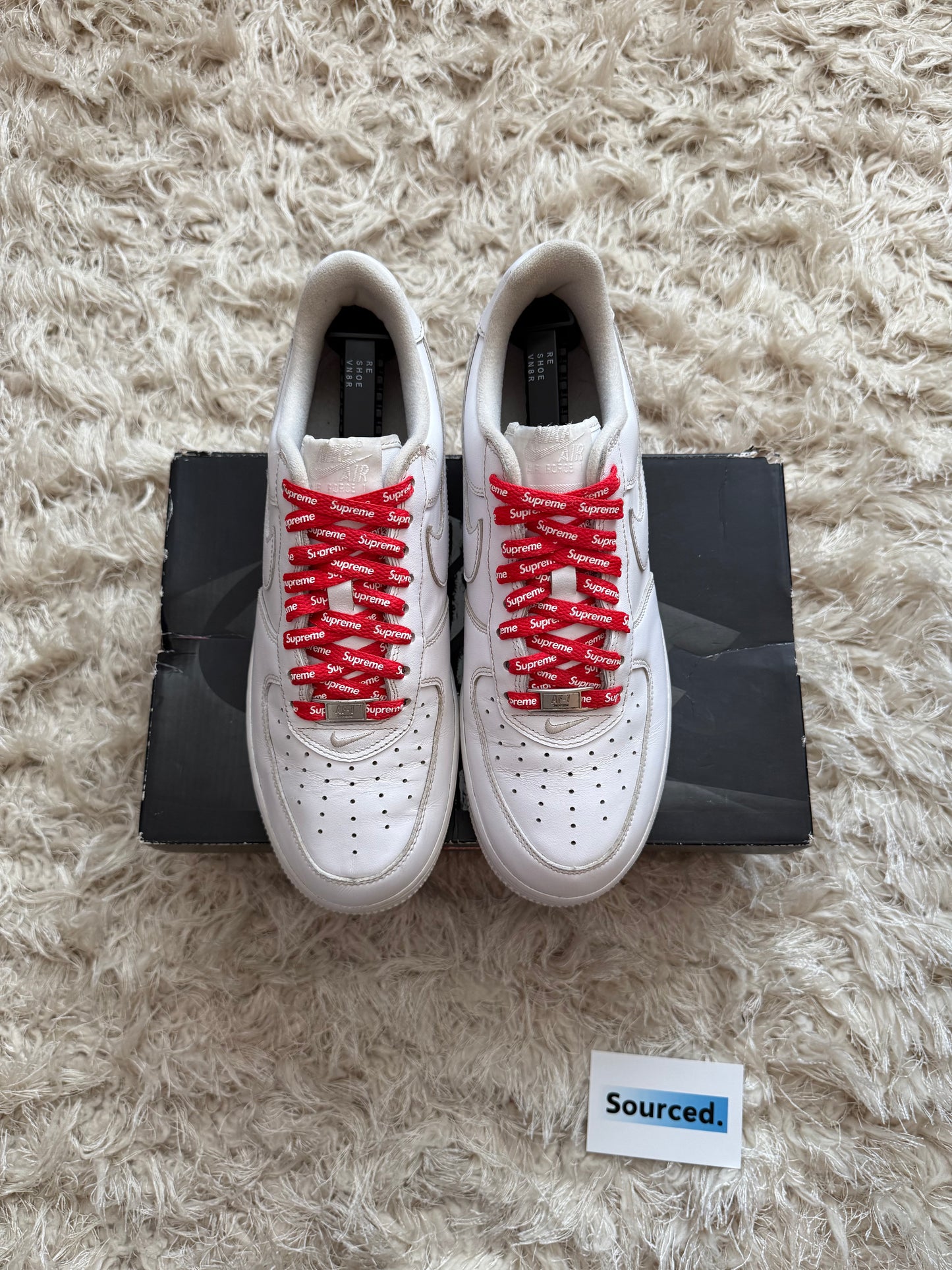Nike Air Force 1 White x Supreme