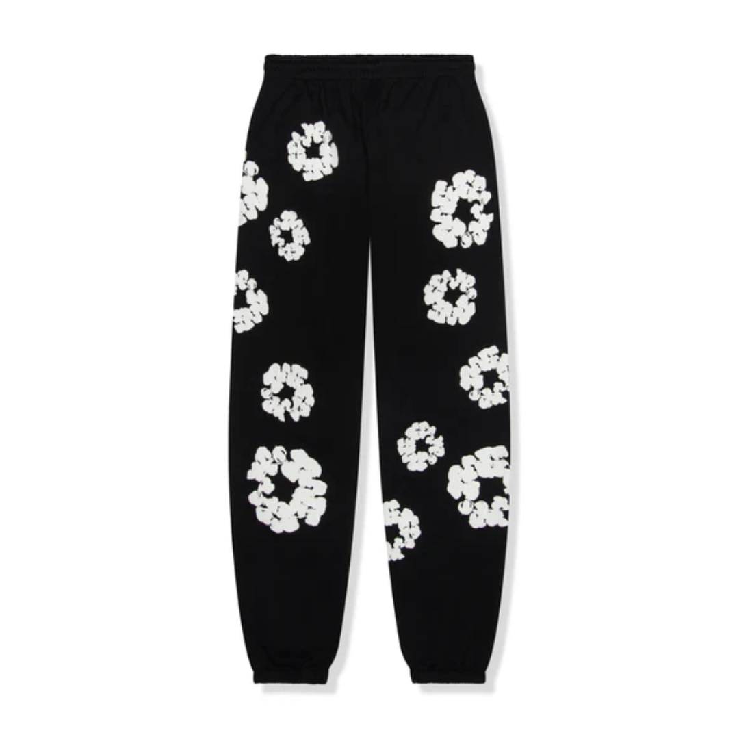 Denim Tears The Cotton Wreath Sweatpants Black