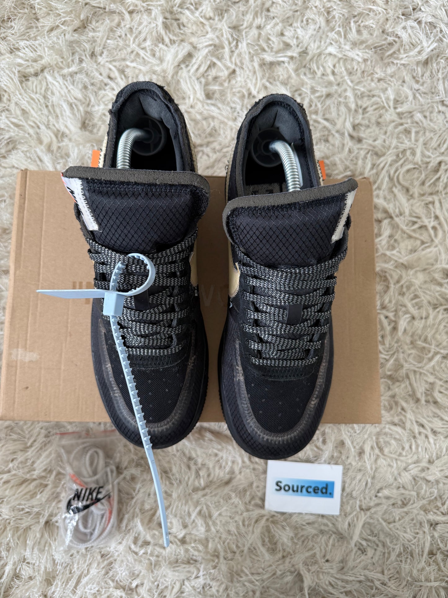 Nike x OFF-WHITE Air Force 1 Low Black | UK 7