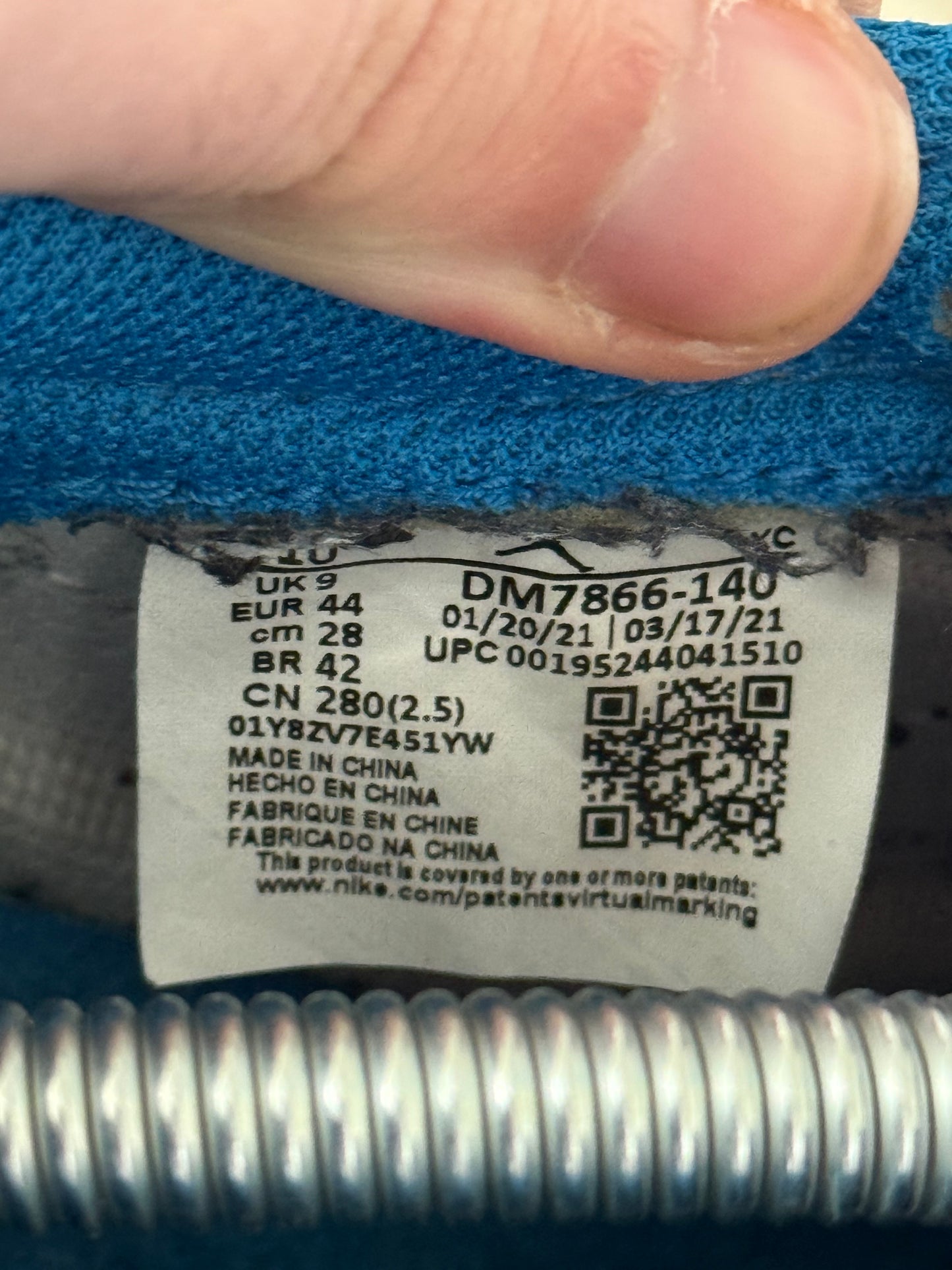 Air Jordan 1 Low x Travis Scott x Fragment | UK 9