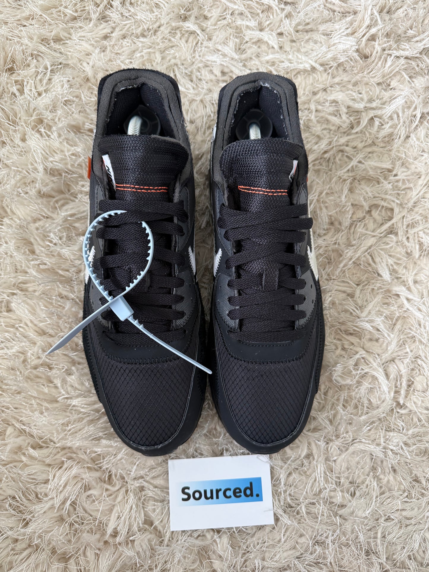 Nike x OFF-WHITE Air Max 90 Black | UK 9