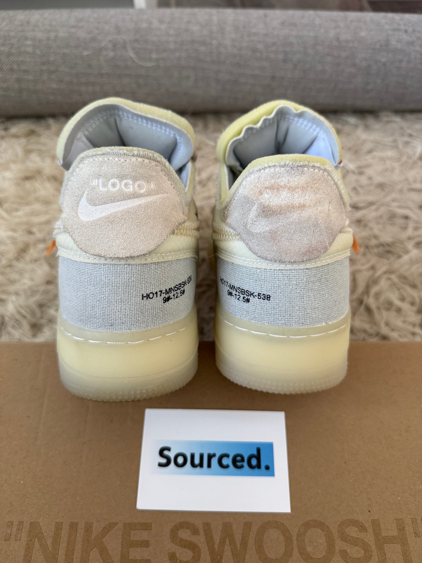 Nike x OFF-WHITE Air Force 1 Low White | UK 10