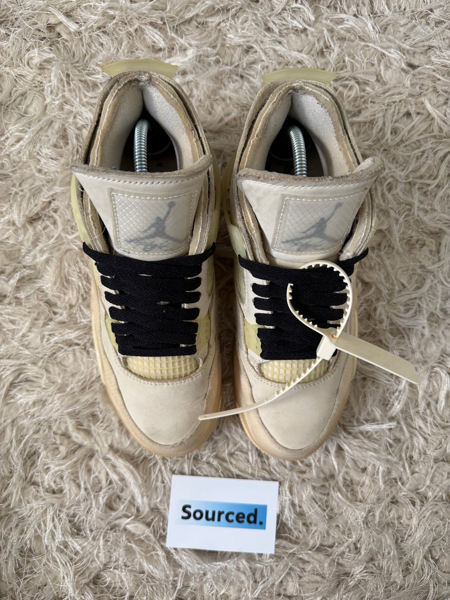 Air Jordan 4 x OFF-WHITE Sail | UK 5