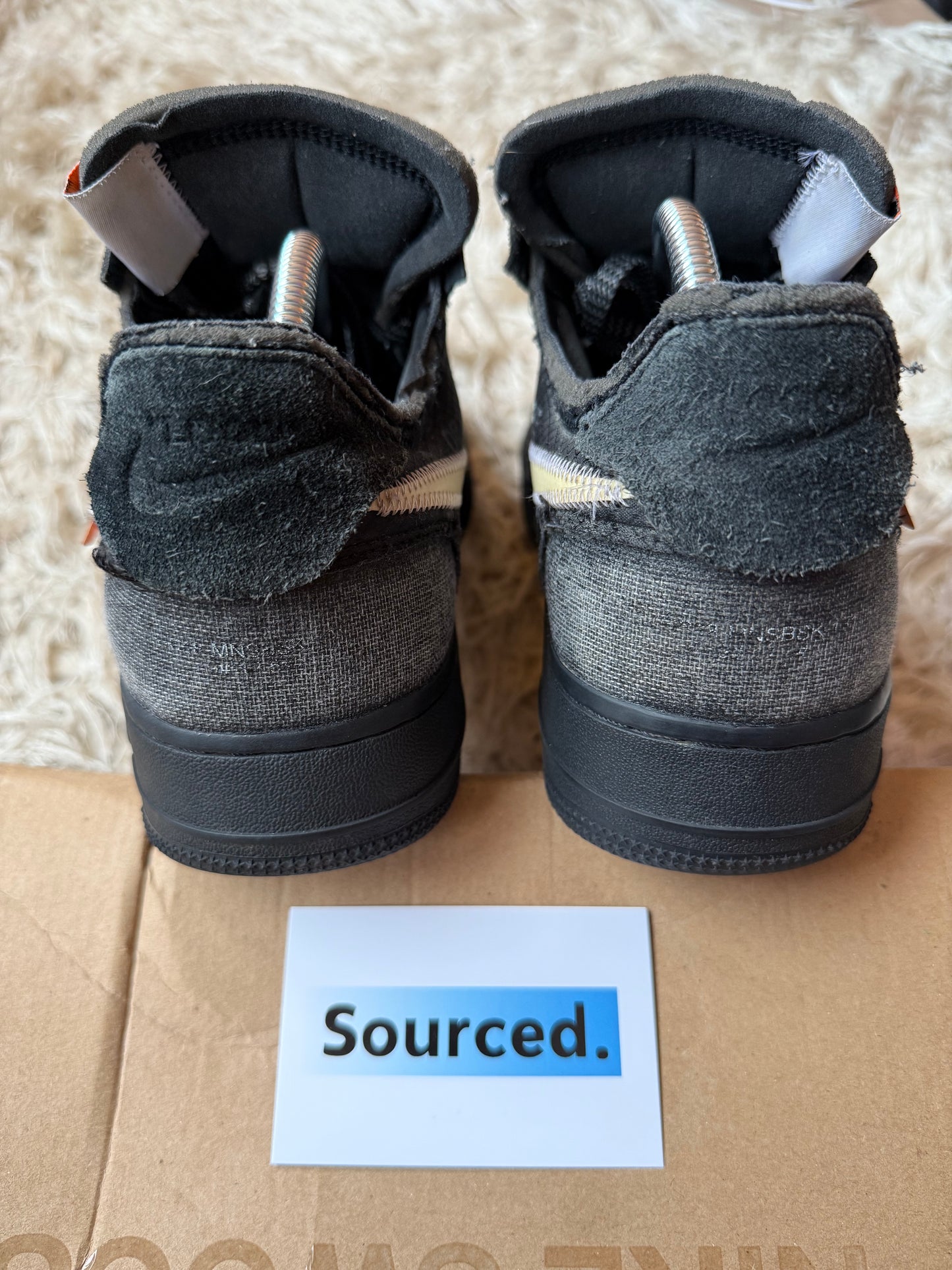 Nike x OFF-WHITE Air Force 1 Low Black | UK 9