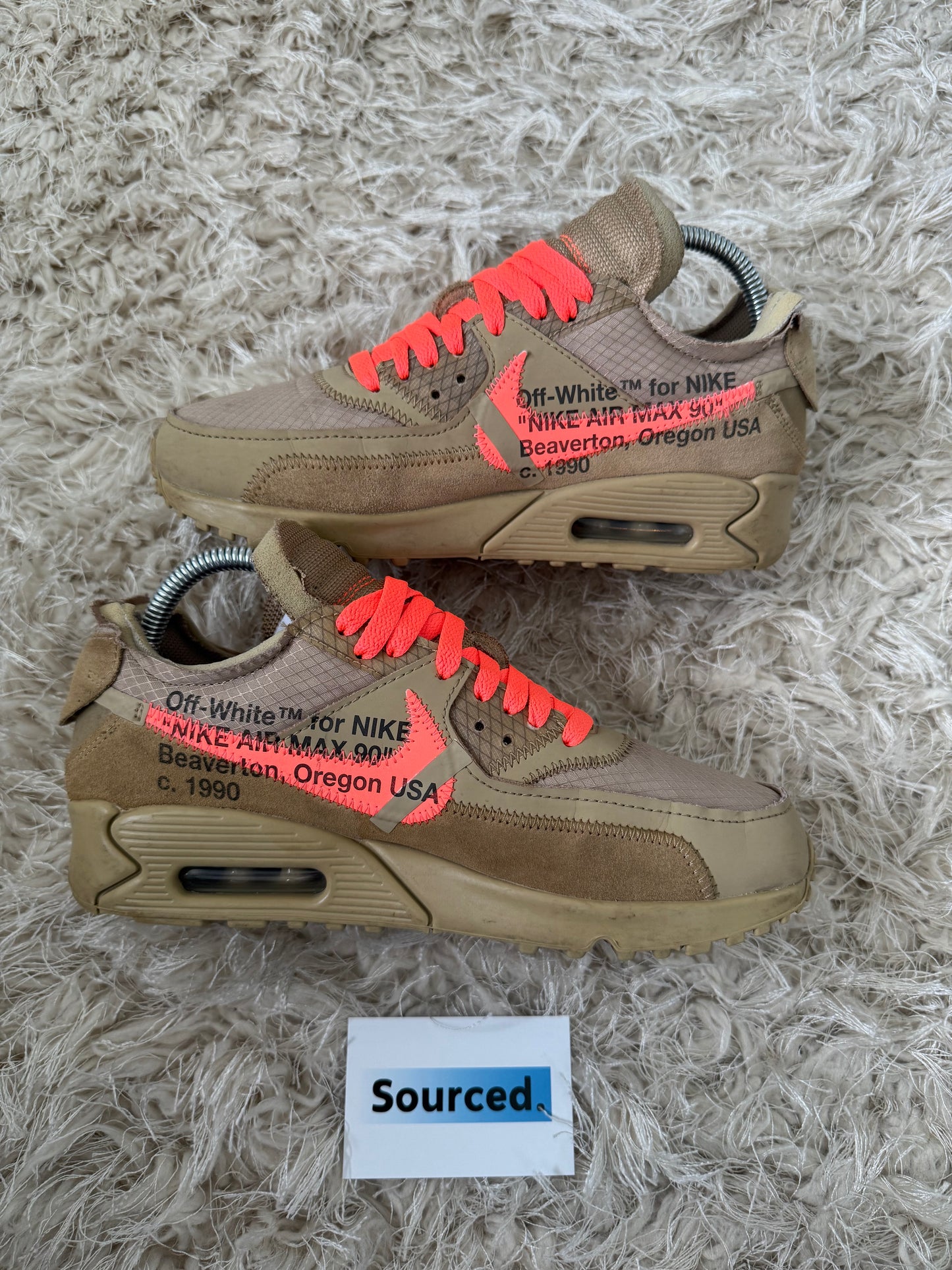 Nike x OFF-WHITE Air Max 90 Desert Ore | UK 6 (eu39)