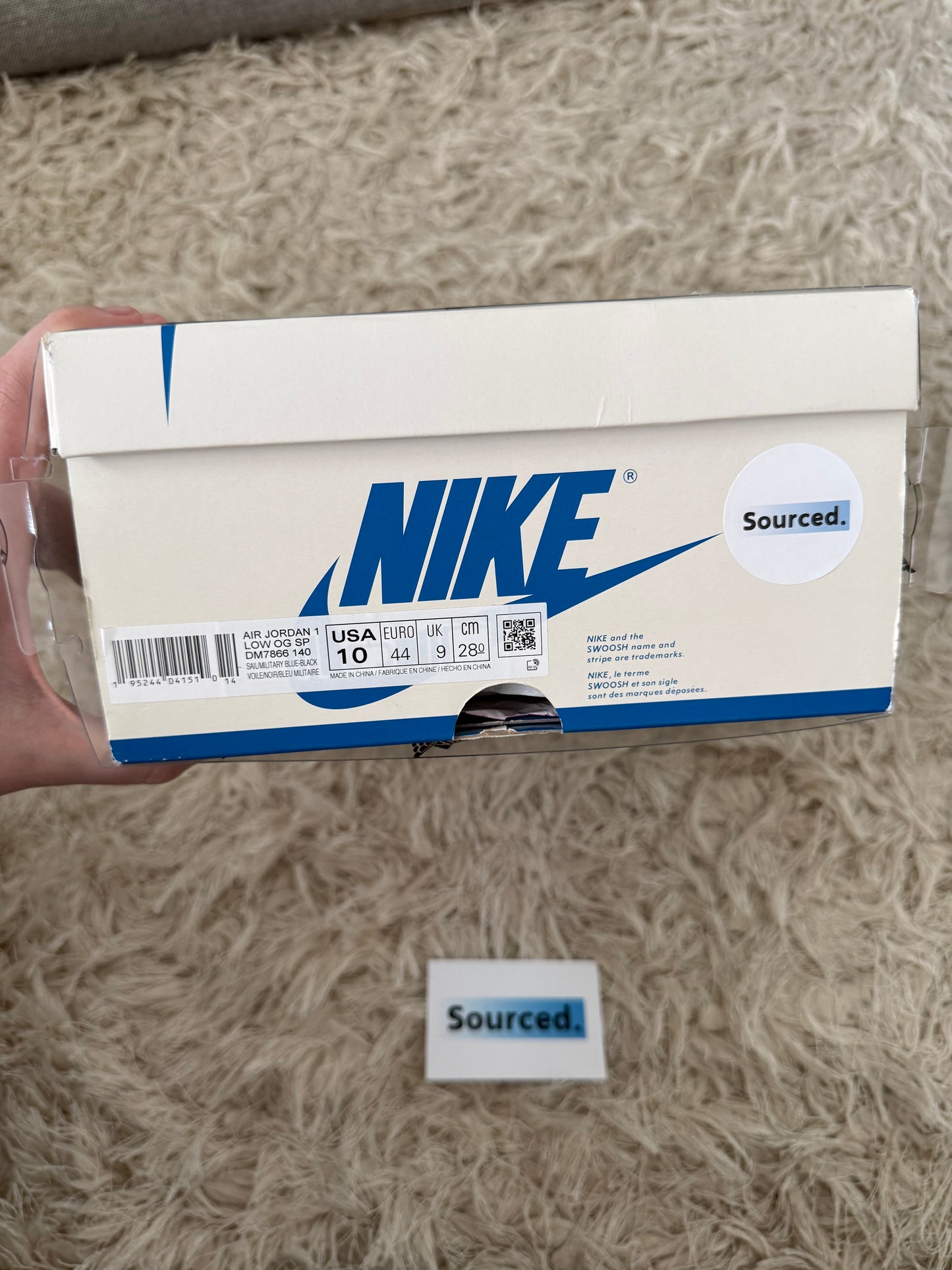 Air Jordan 1 Low x Travis Scott x Fragment | UK 9
