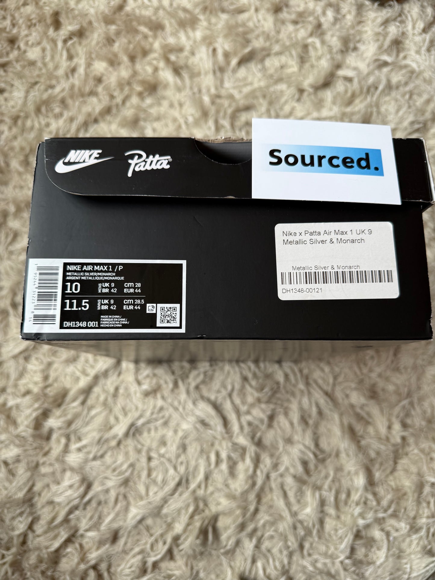 Nike x Patta Air Max 1 Monarch | UK 9