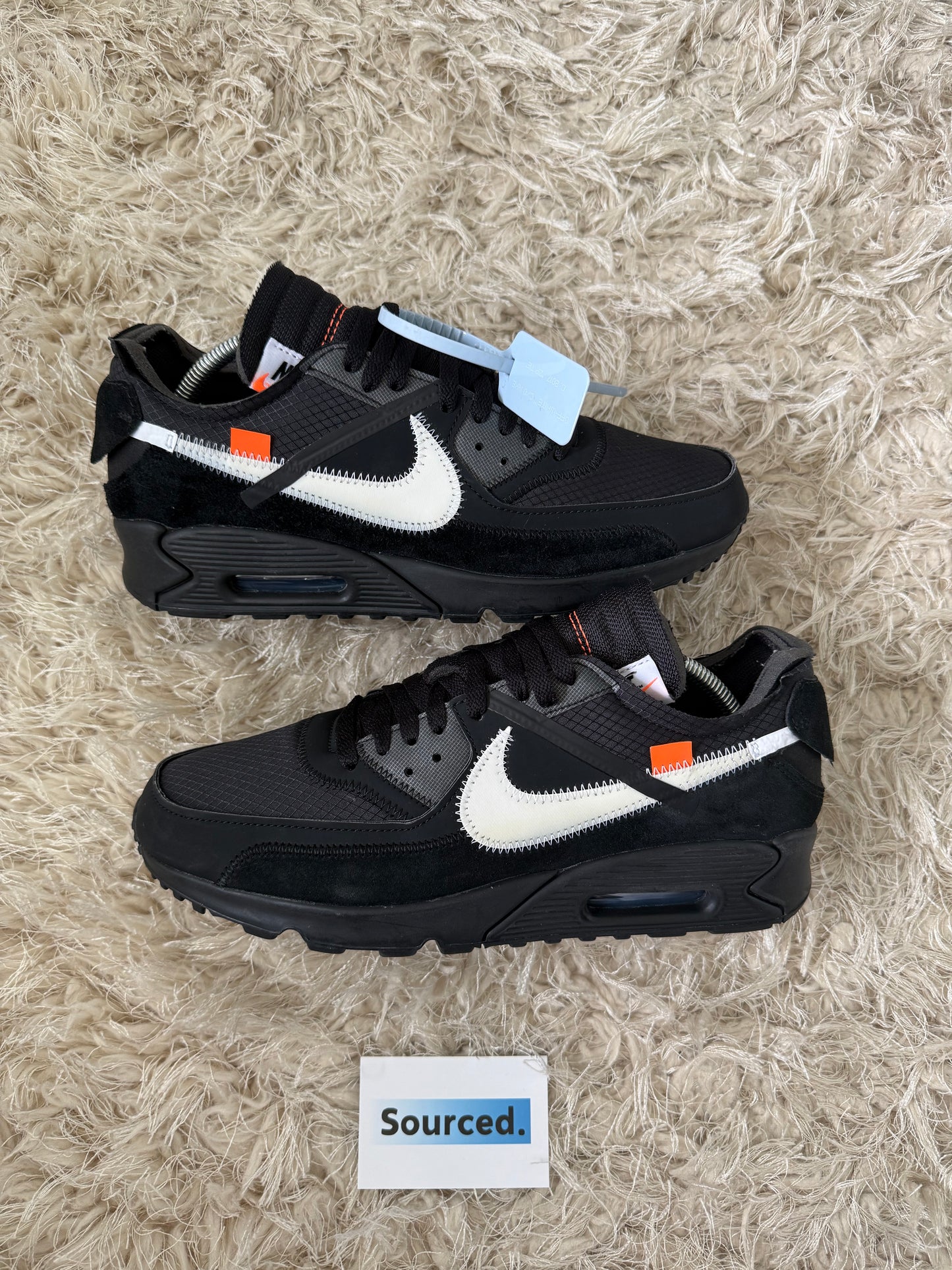 Nike x OFF-WHITE Air Max 90 Black | UK 9