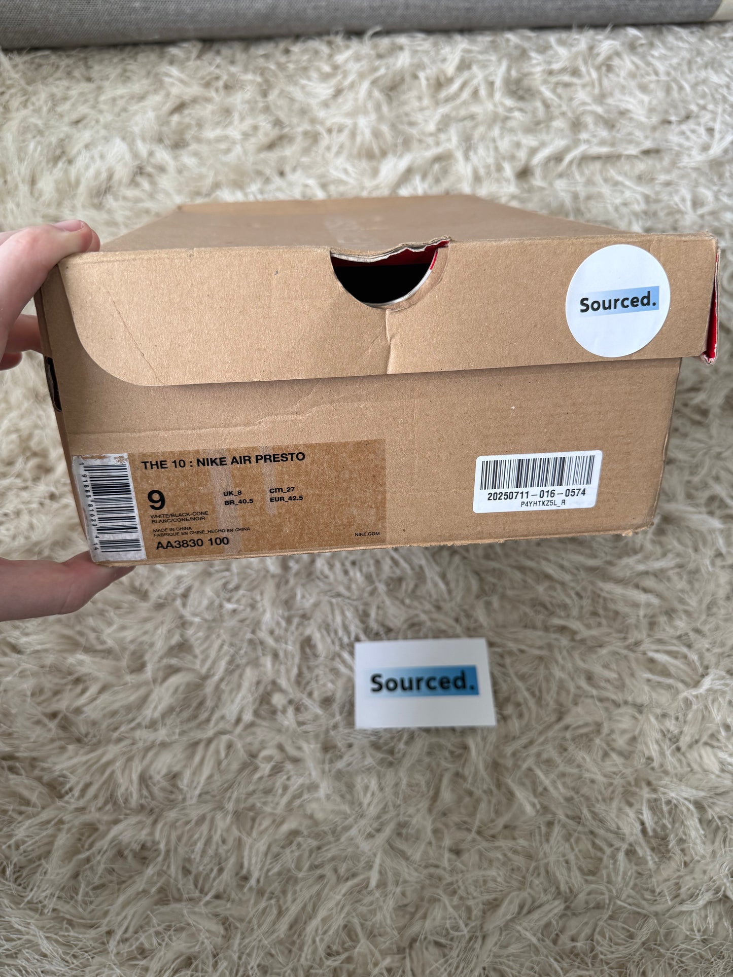 Nike x OFF-WHITE Air Presto White | UK 8