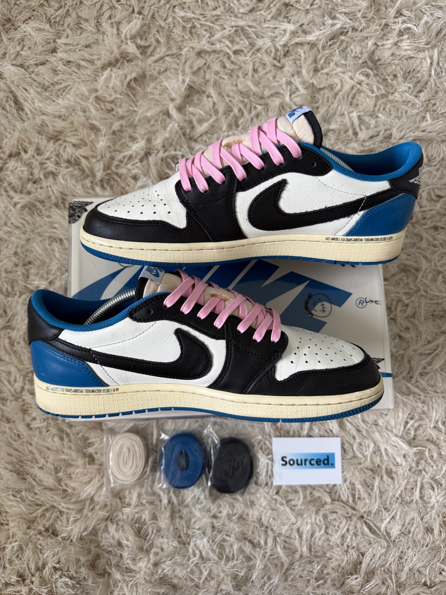 Air Jordan 1 Low x Travis Scott x Fragment | UK 9