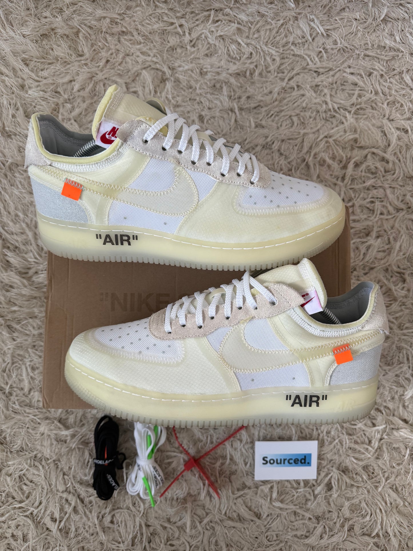 Nike x OFF-WHITE Air Force 1 Low White | UK 10