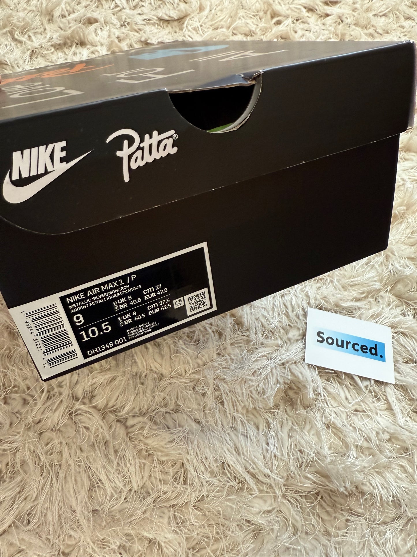 Nike Air Max 1 Monarch x Patta | UK 8