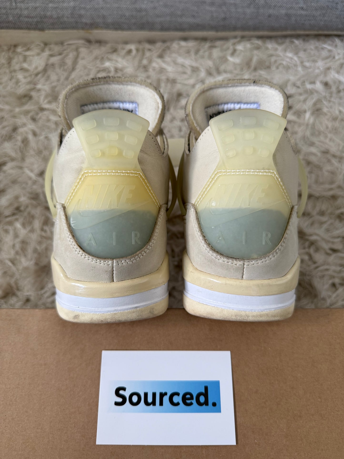 Air Jordan 4 x OFF-WHITE Sail | UK 5