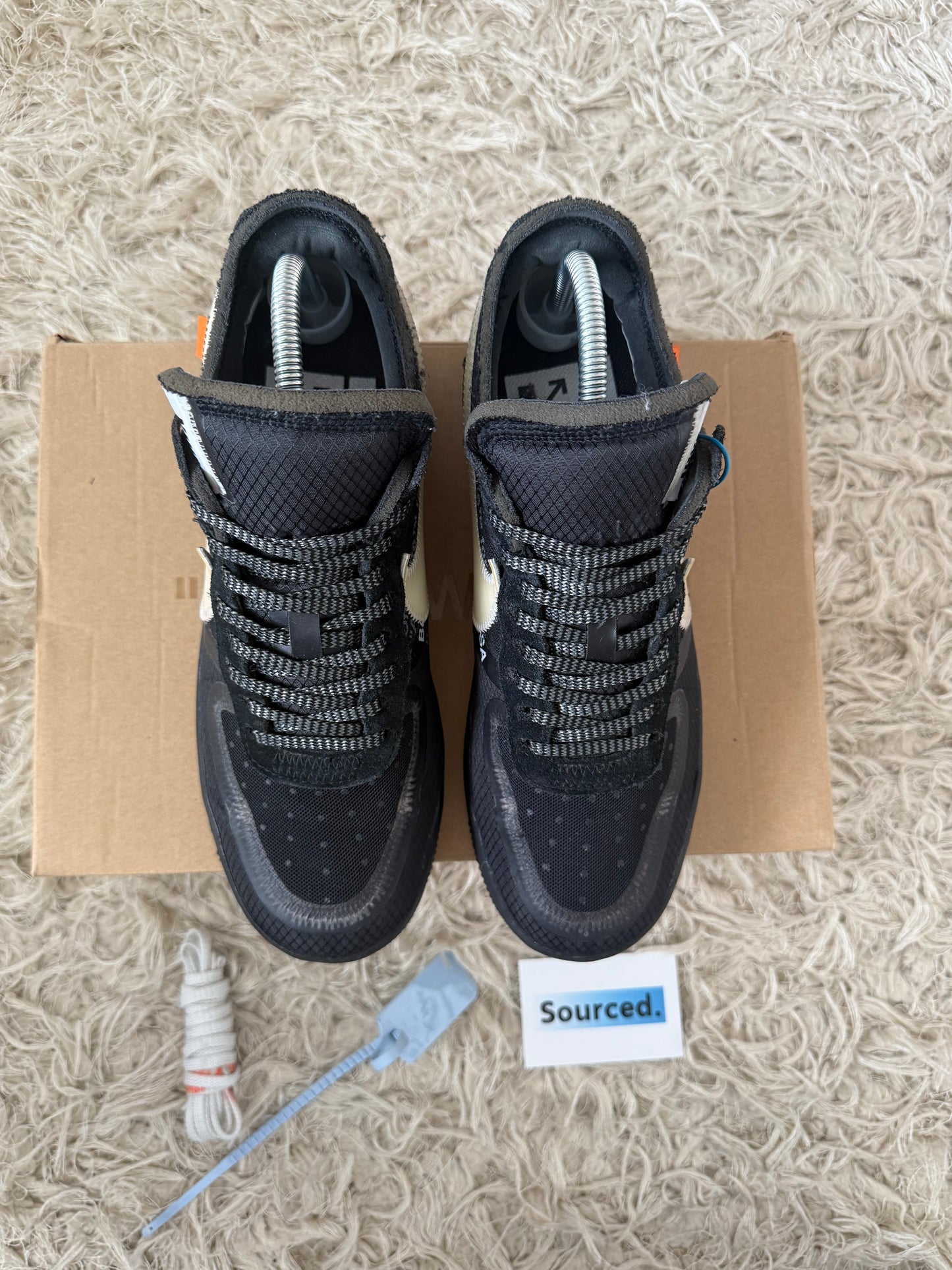 Nike x OFF-WHITE Air Force 1 Low Black | UK 7