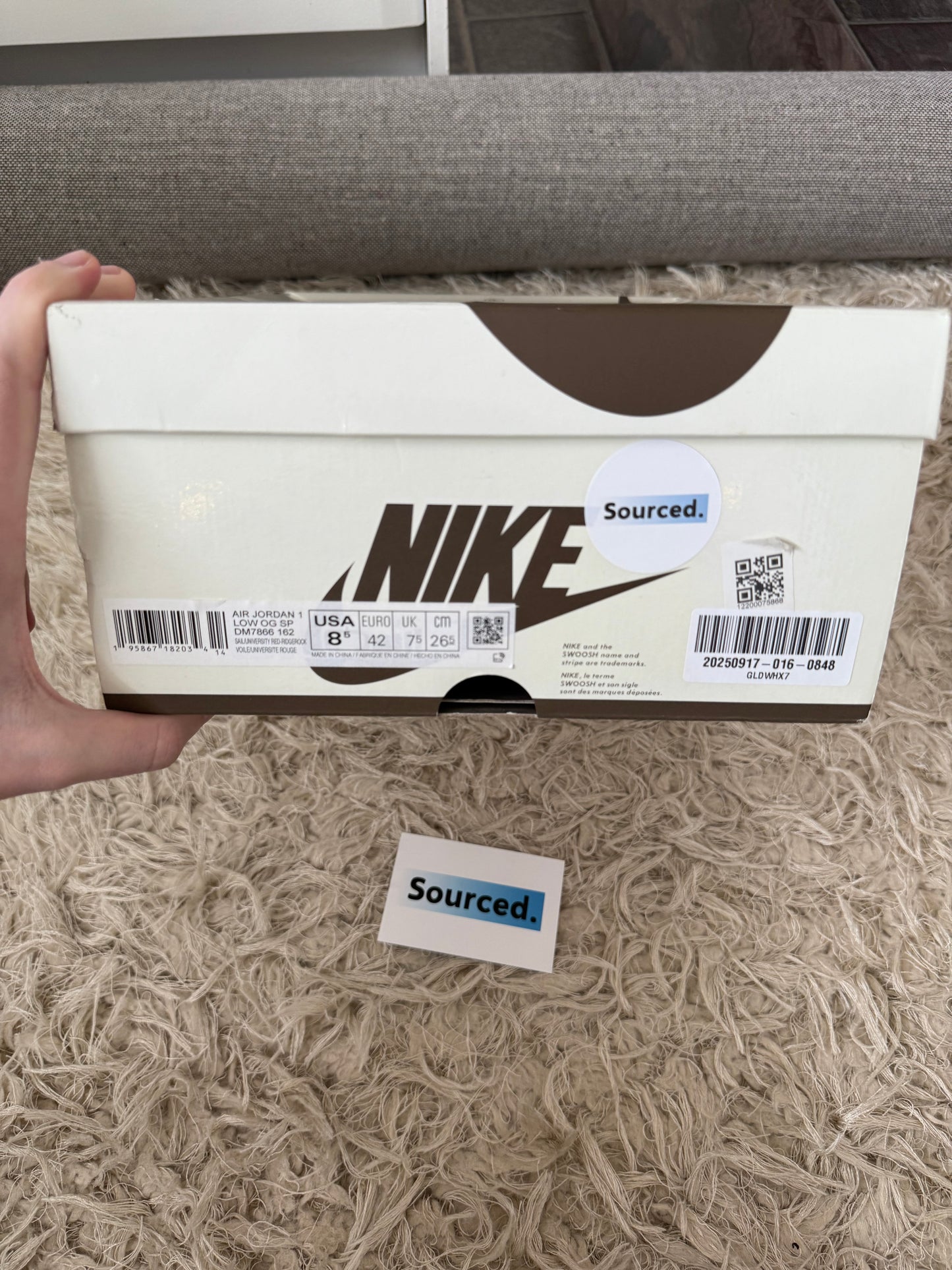 Air Jordan 1 Low x Travis Scott Reverse Mocha | UK 7.5