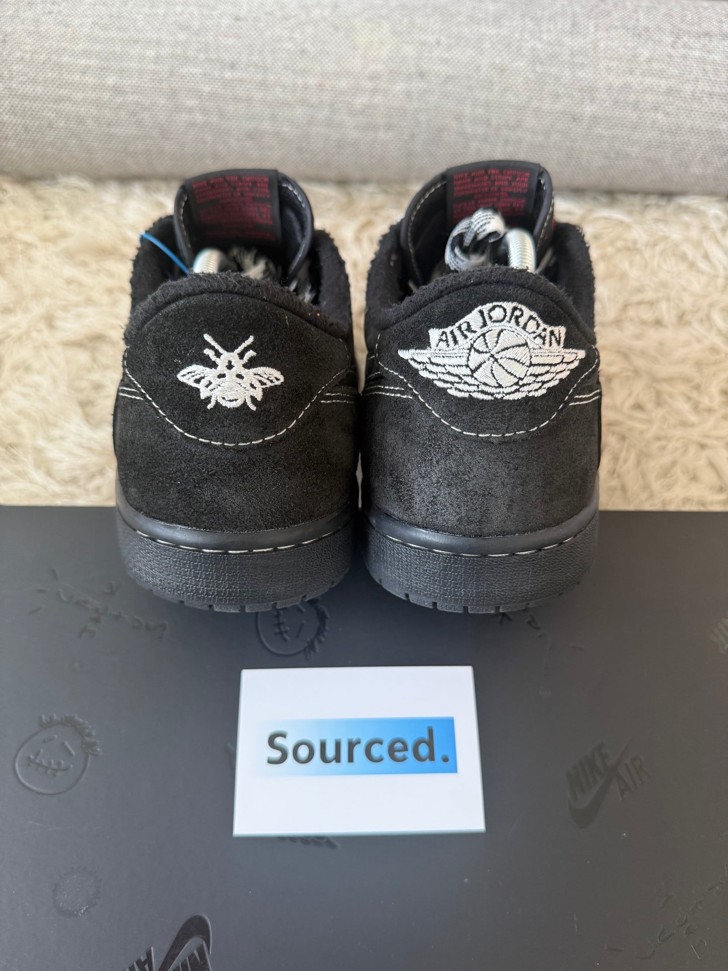 Air Jordan 1 Low x Travis Scott Black Phantom | UK 10