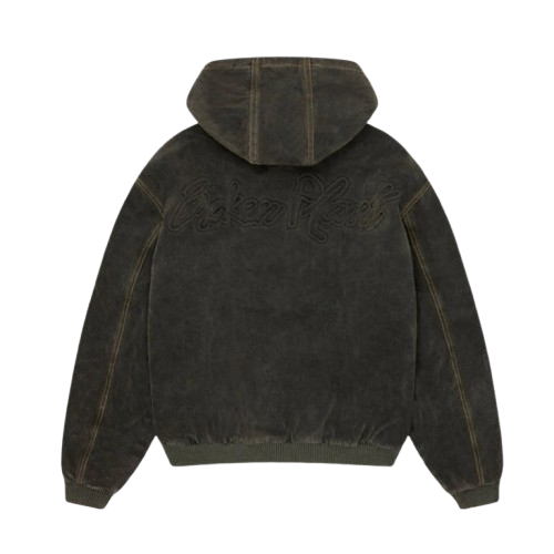 Broken Planet Market Workwear Jacket Washed Soot Black