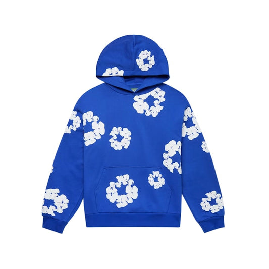Denim Tears Cotton Wreath Hoodie Royal Blue