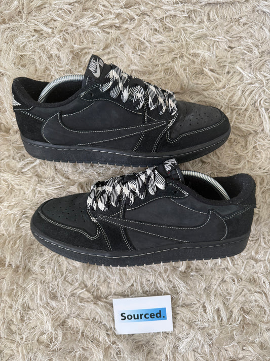 Air Jordan 1 Low x Travis Scott Black Phantom | UK 9