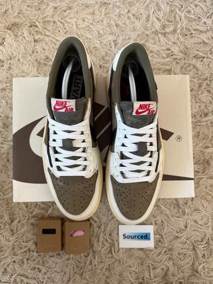 Air Jordan 1 Low x Travis Scott Medium Olive | UK 10