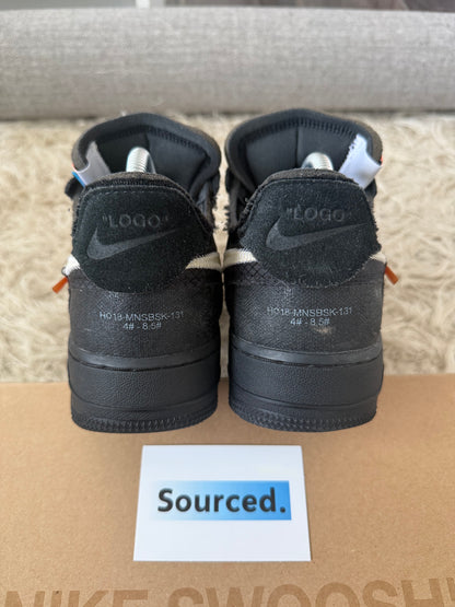 Nike x OFF-WHITE Air Force 1 Low Black | UK 7