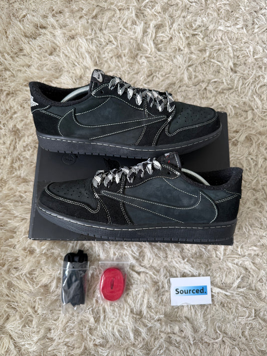 Air Jordan 1 Low x Travis Scott Black Phantom | UK 10