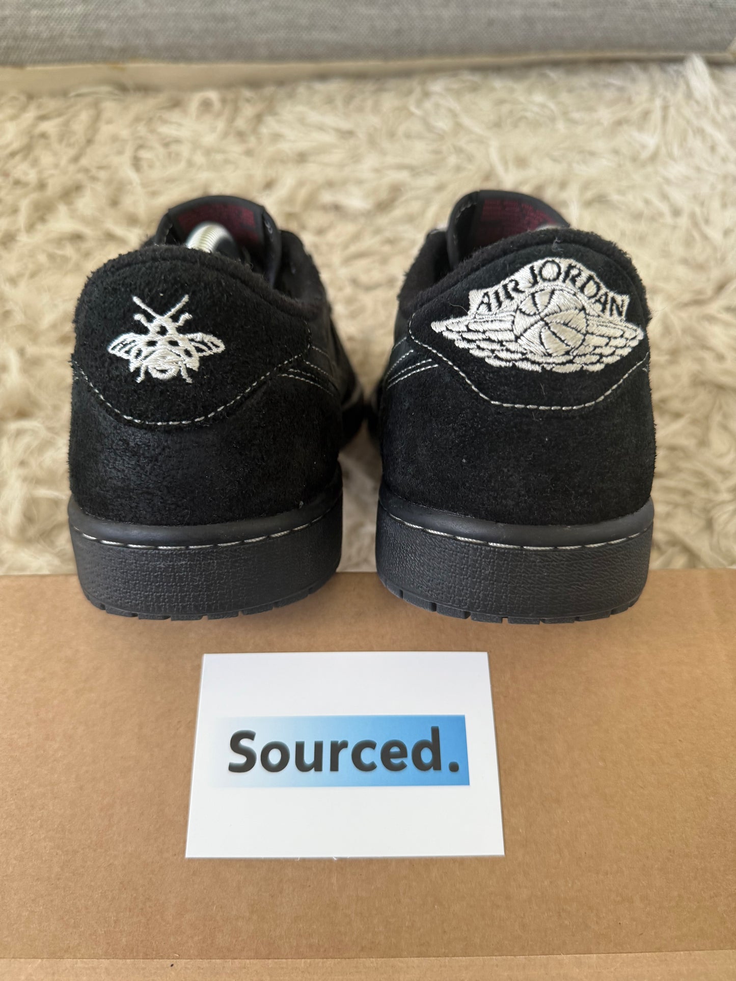 Air Jordan 1 Low x Travis Scott Black Phantom | UK 9