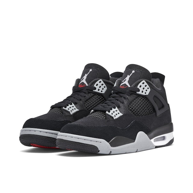 Air Jordan 4 Retro SE Black Canvas