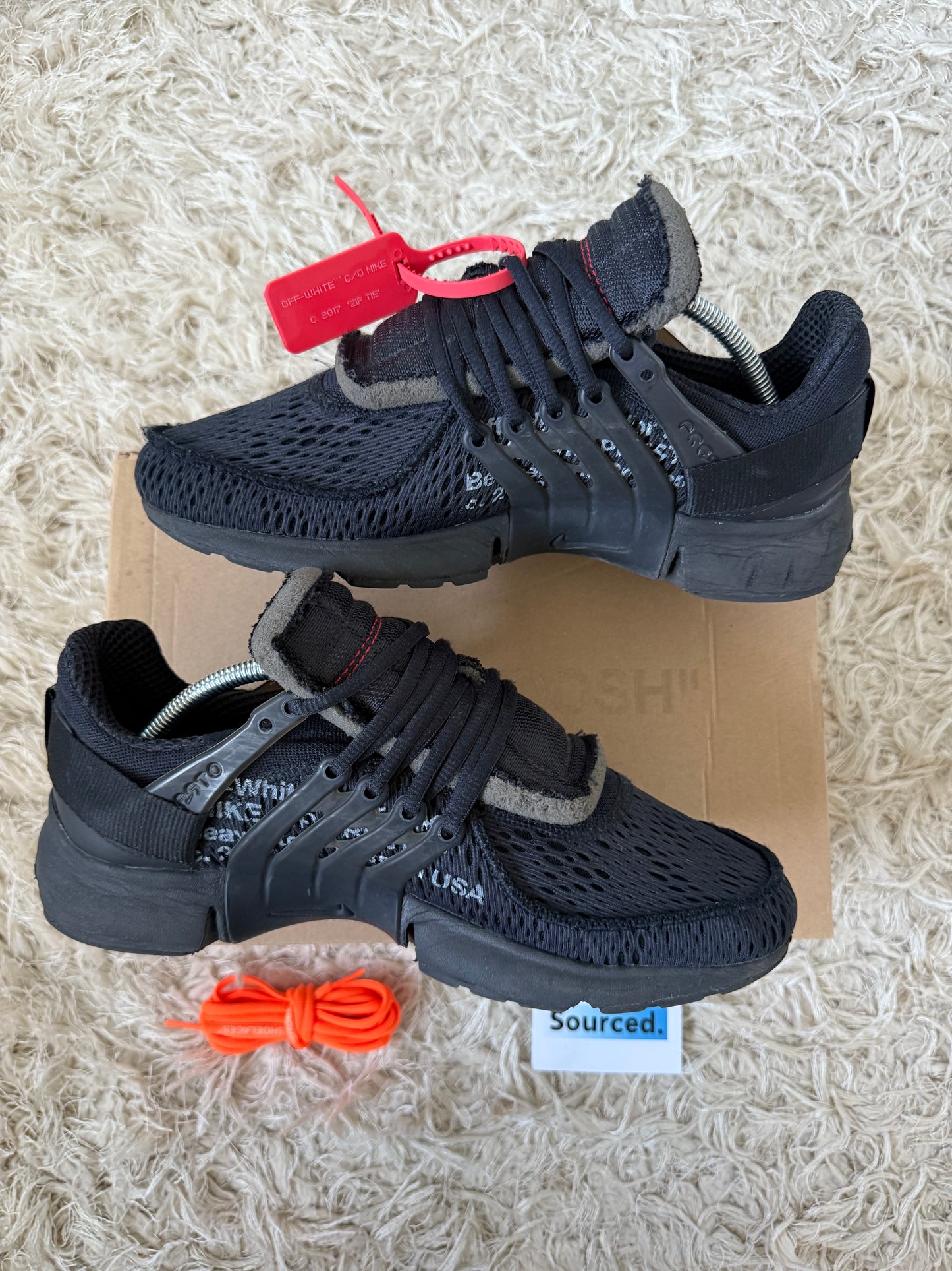 Nike x OFF-WHITE Air Presto Black | UK 9