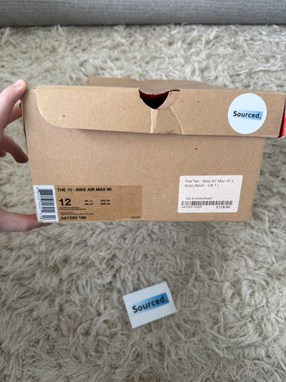 Nike x OFF-WHITE Air Max 90 "The Ten" White | UK 11