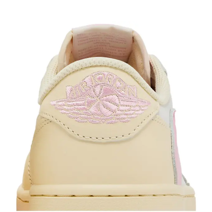 Air Jordan 1 Retro Low OG SP Travis Scott Shy Pink Muslin Sail