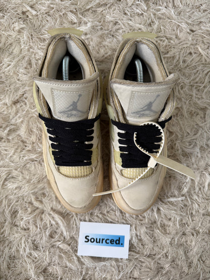 Air Jordan 4 x OFF-WHITE Sail | UK 5