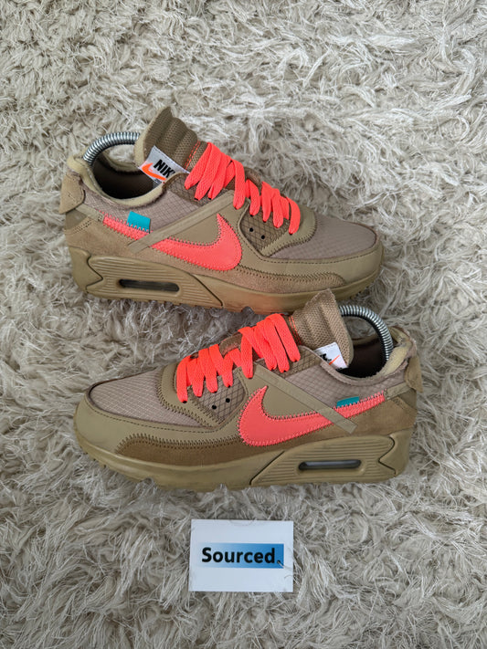 Nike x OFF-WHITE Air Max 90 Desert Ore | UK 6 (eu39)