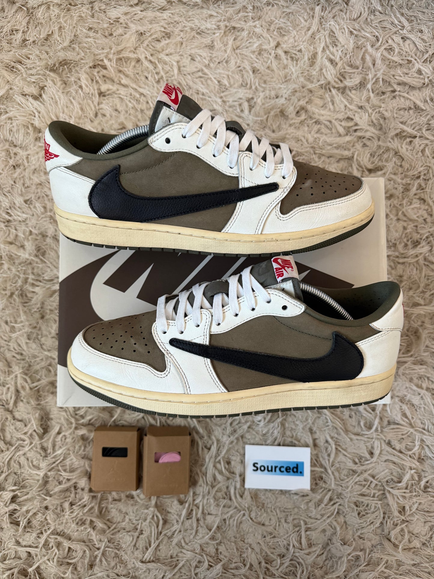 Air Jordan 1 Low x Travis Scott Medium Olive | UK 10