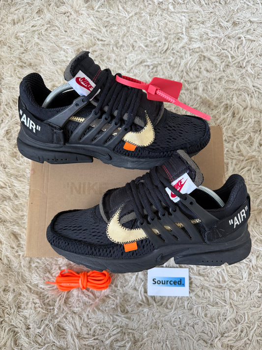 Nike x OFF-WHITE Air Presto Black | UK 9