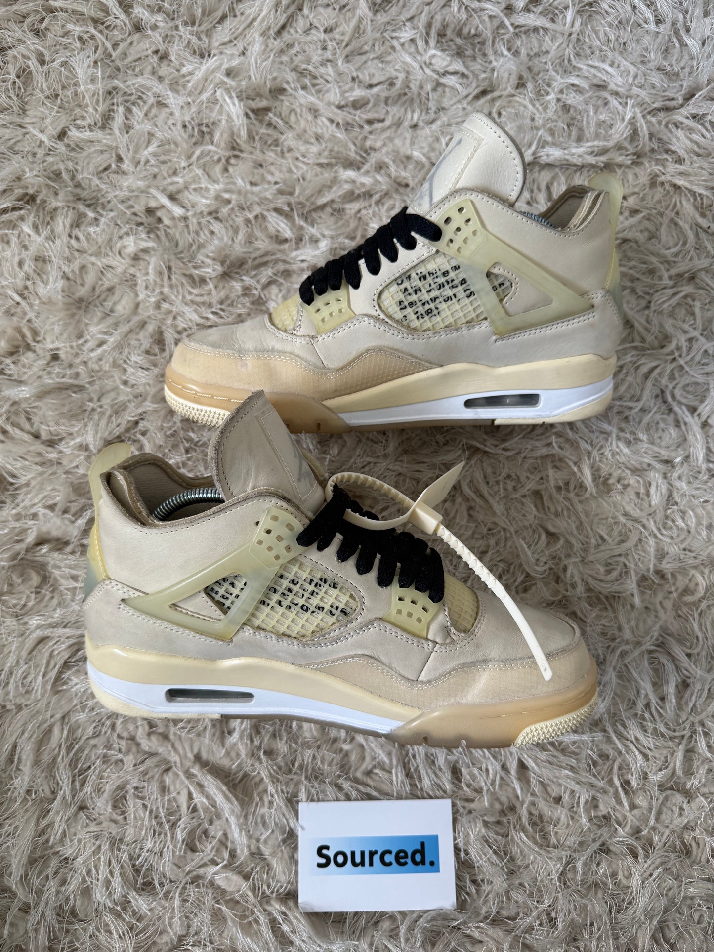 Air Jordan 4 x OFF-WHITE Sail | UK 5