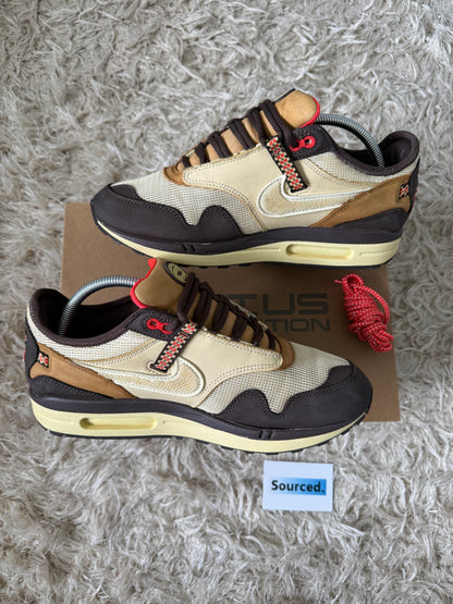 Nike x Travis Scott Air Max 1 Baroque Brown | UK 8.5