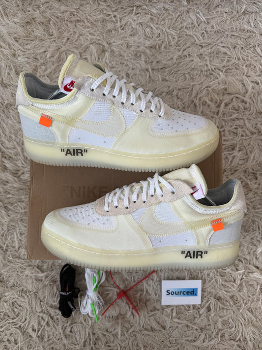 Nike x OFF-WHITE Air Force 1 Low White | UK 10