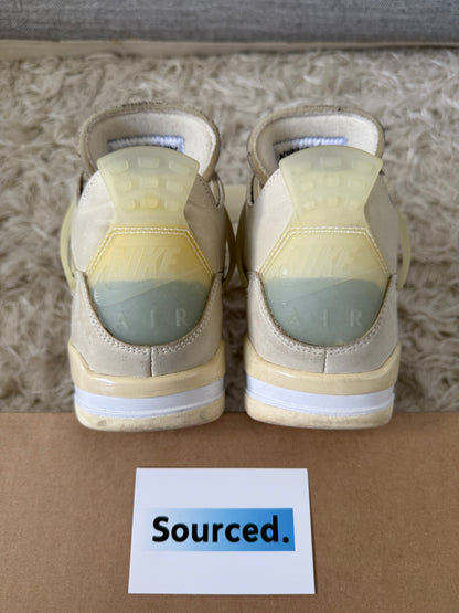 Air Jordan 4 x OFF-WHITE Sail | UK 5