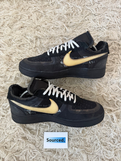 Nike x OFF-WHITE Air Force 1 Low Black | UK 9.5
