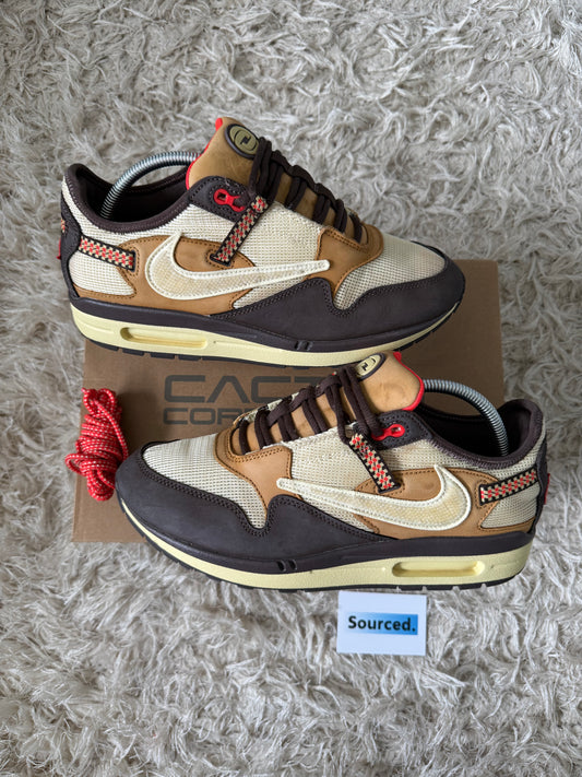 Nike x Travis Scott Air Max 1 Baroque Brown | UK 8.5