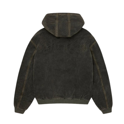 Broken Planet Market Workwear Jacket Washed Soot Black