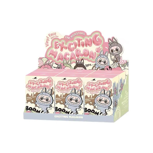 Pop Mart Labubu / The Monsters Exciting Macaron Vinyl Plush Sealed Case (6 Blind Boxes)